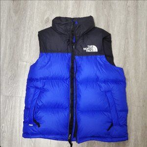 The North Face outdoor sports vest blue!